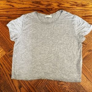Cotton On grey crop top